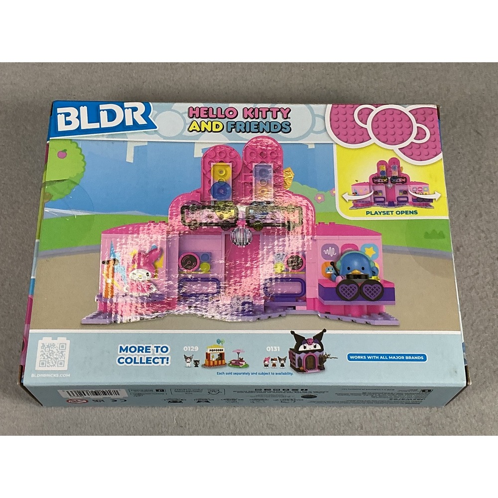 BLDR Hello Kitty & Friends My Melody's Music Shop 236 Pc Building Set Sanrio New